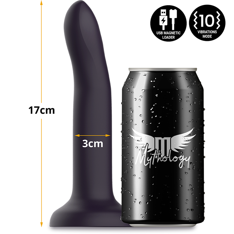 Gode vibrant Duman Mystic thermochrome silicone — vue de dos