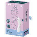 Stimulateur clitoris et point G connecté triple moteur — vue de dos