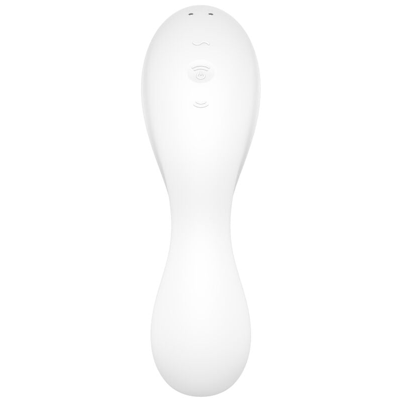 Stimulateur clitoris et point G connecté triple moteur — vue de profil