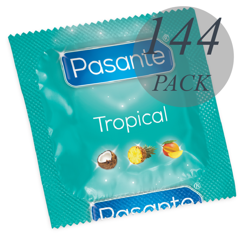 Préservatifs aromatisés Tropical pack 144 unités — vue principale
