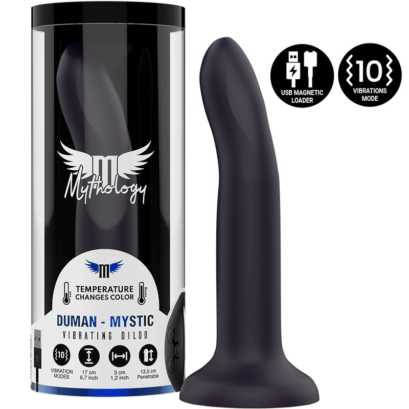 Gode vibrant Duman Mystic thermochrome silicone — vue principale