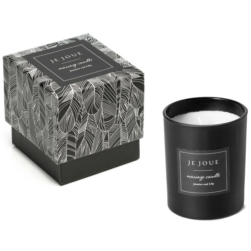 Bougie de massage parfum jasmin et lys — détail produit
