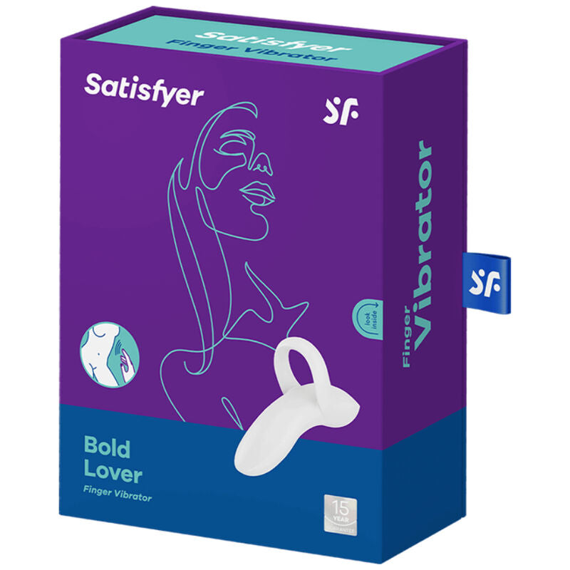 Vibromasseur doigt polyvalent en silicone médical — vue de dos