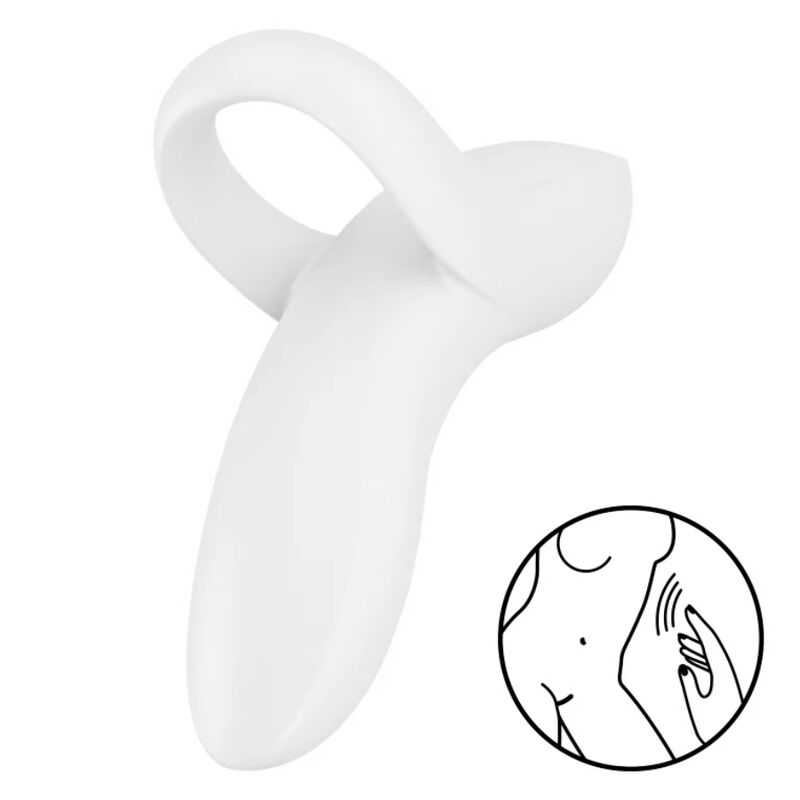 Vibromasseur doigt polyvalent en silicone médical — vue principale