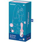 Vibromasseur anal gonflable connecté — vue de dos