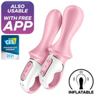 Vibromasseur anal gonflable connecté — détail produit