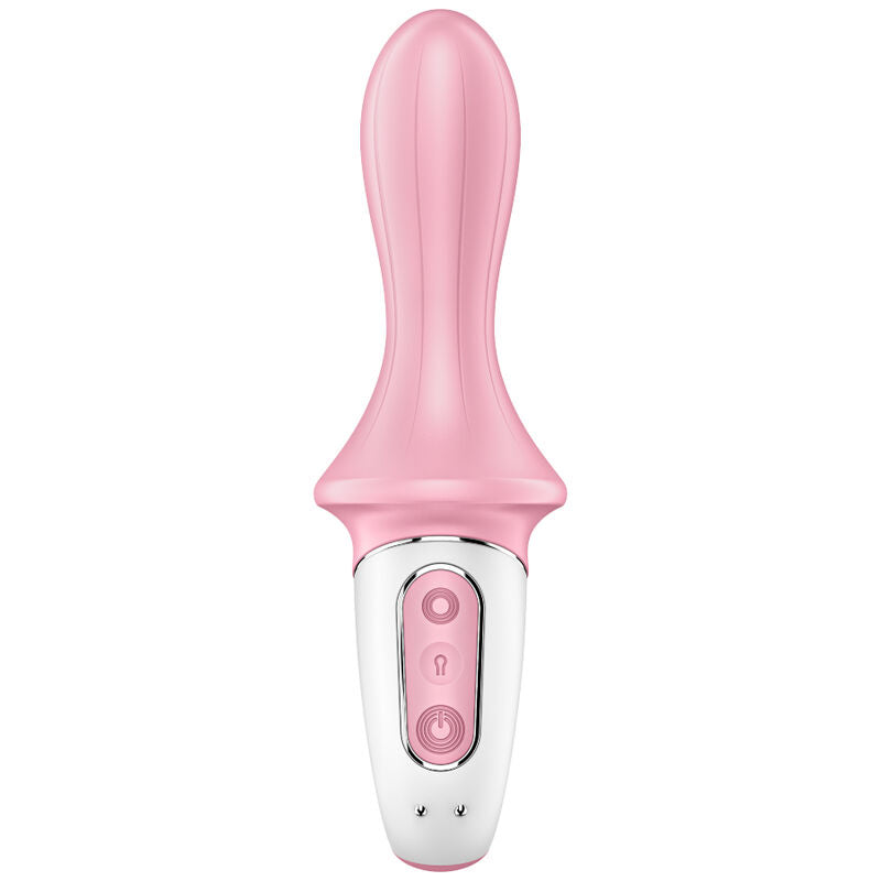 Vibromasseur anal gonflable connecté — vue de profil