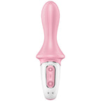 Vibromasseur anal gonflable connecté — vue de profil