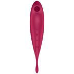 Stimulateur clitoris connecté double embout air pulsé — détail produit