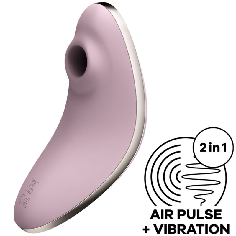 Double stimulateur clitoris air pulsé et vibration — vue principale