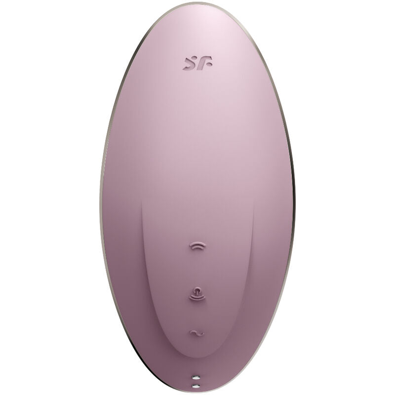 Double stimulateur clitoris air pulsé et vibration — vue de profil