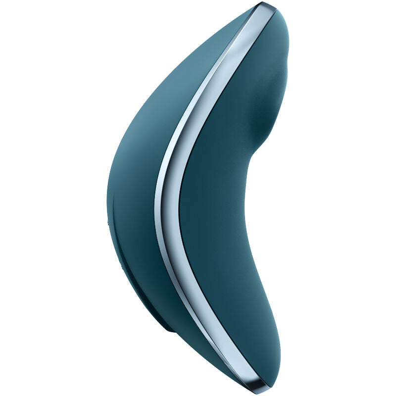 Double stimulateur clitoris air pulsé et vibration — vue rapprochée