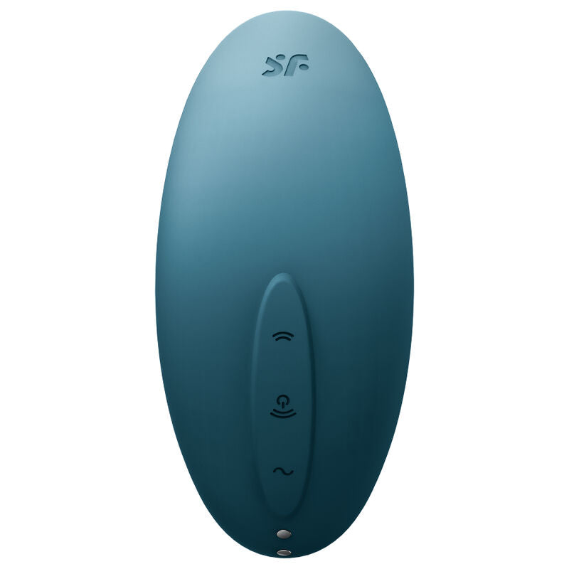Stimulateur clitoridien deux moteurs ondes et vibrations — vue de profil