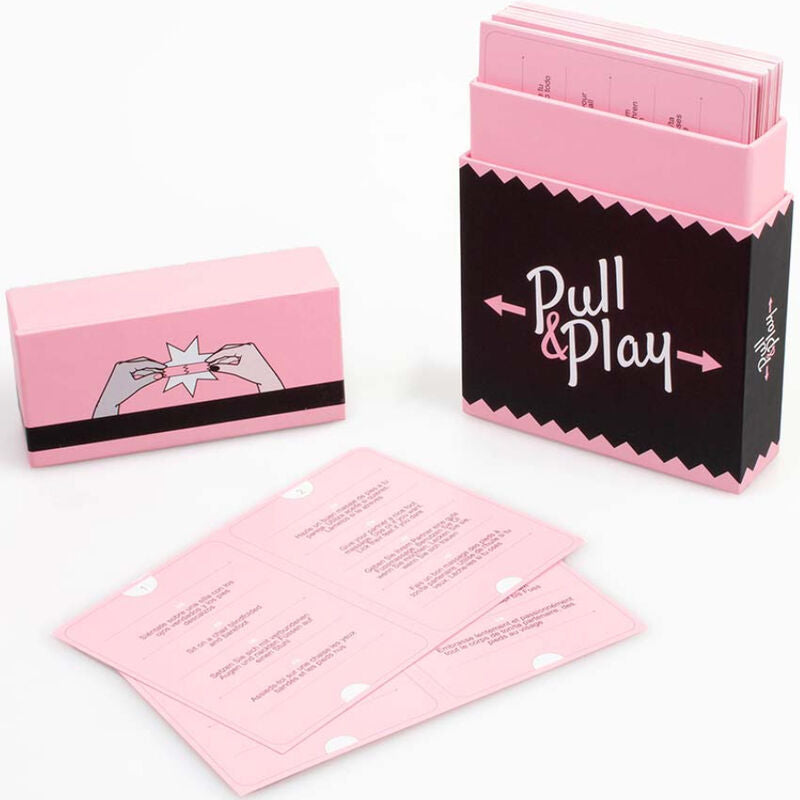 Jeu de cartes Pull & Play couples 100 défis — détail produit