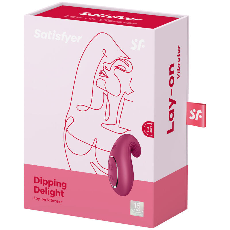 Vibromasseur Satisfyer Dipping Delight clitoridien — vue de dos