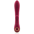 Vibromasseur rabbit en silicone double moteur — détail texture surface