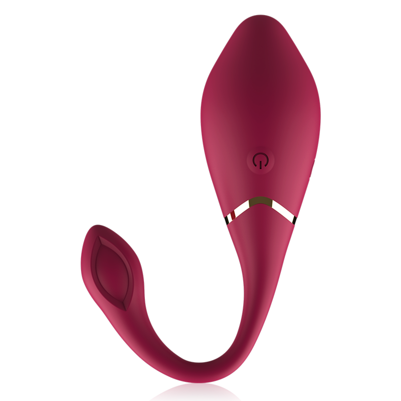 Œuf vibrant silicone télécommande 10 modes — vue de profil