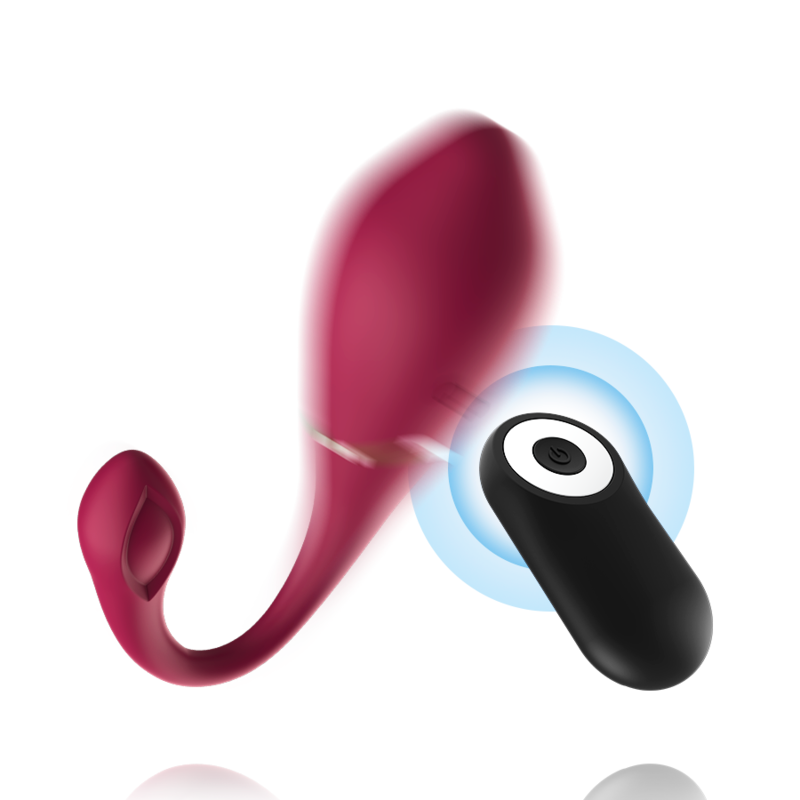 Œuf vibrant silicone télécommande 10 modes — détail produit