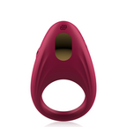 Anneau vibrant pour couple en silicone — vue de profil