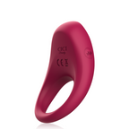 Anneau vibrant pour couple en silicone — vue rapprochée