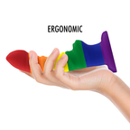 Gode Colby Pride silicone flexible — détail produit