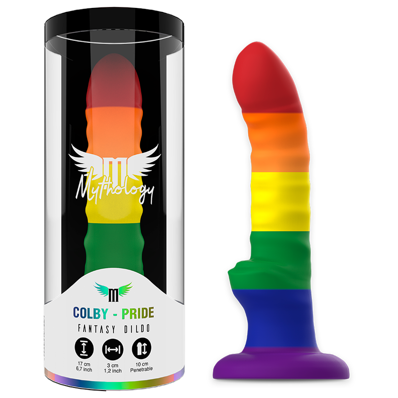 Gode Colby Pride silicone flexible — vue principale