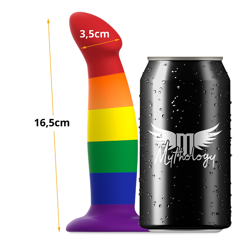 Gode souple Garrick aux couleurs Pride — vue de profil