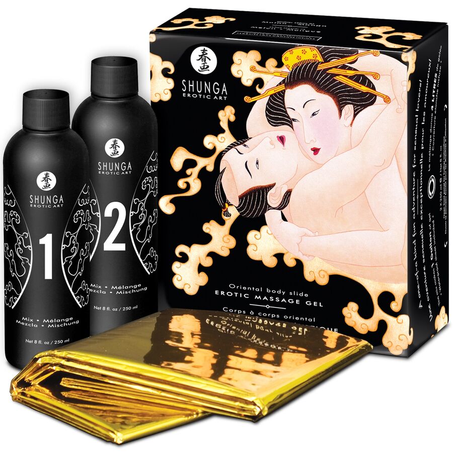 Gel de massage érotique corps à corps melon mangue — vue principale