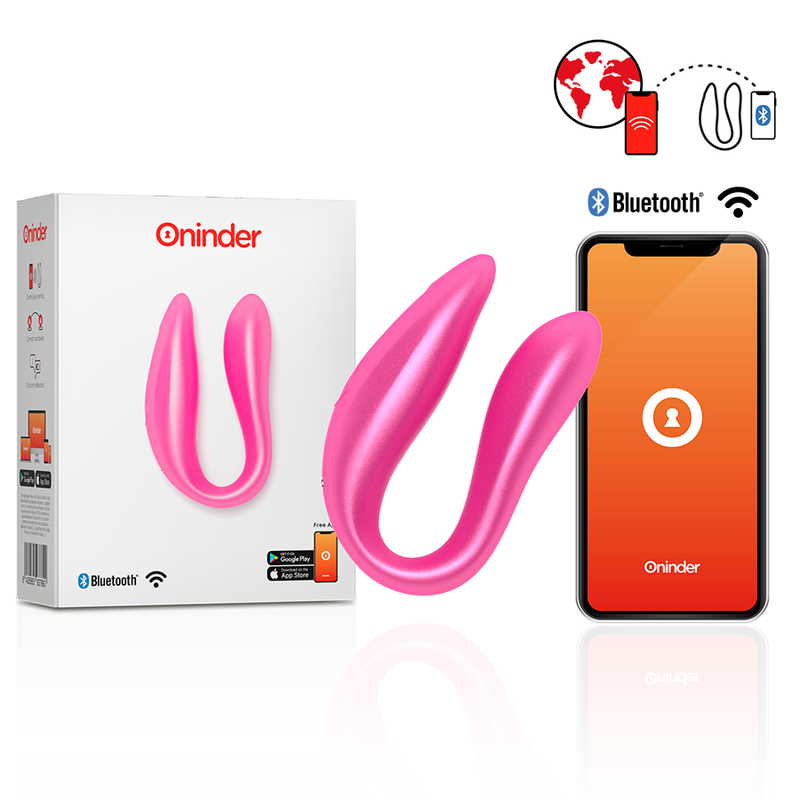 Stimulateur clitoridien et point G Oninder Lisboa silicone — emballage produit