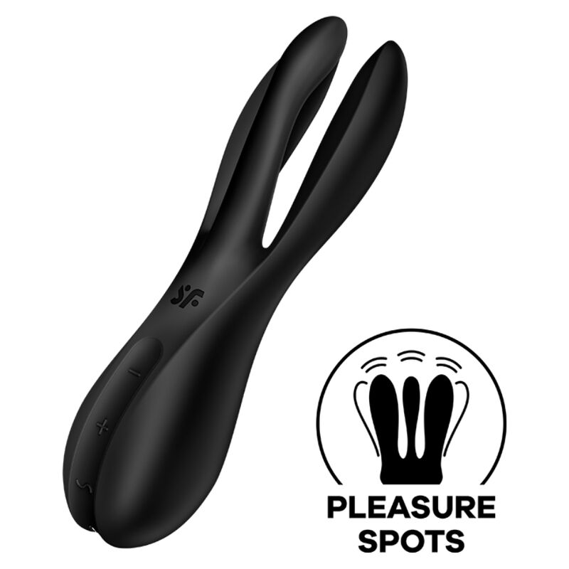 satisfyer vibrateur threesome 2 noir