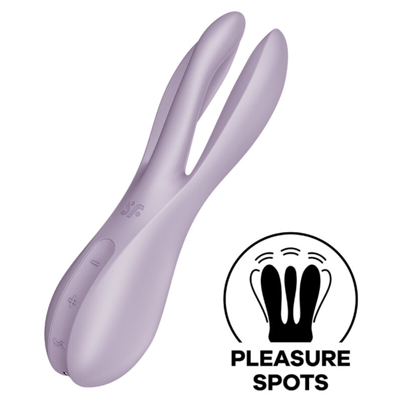 satisfyer vibrateur threesome 2 noir