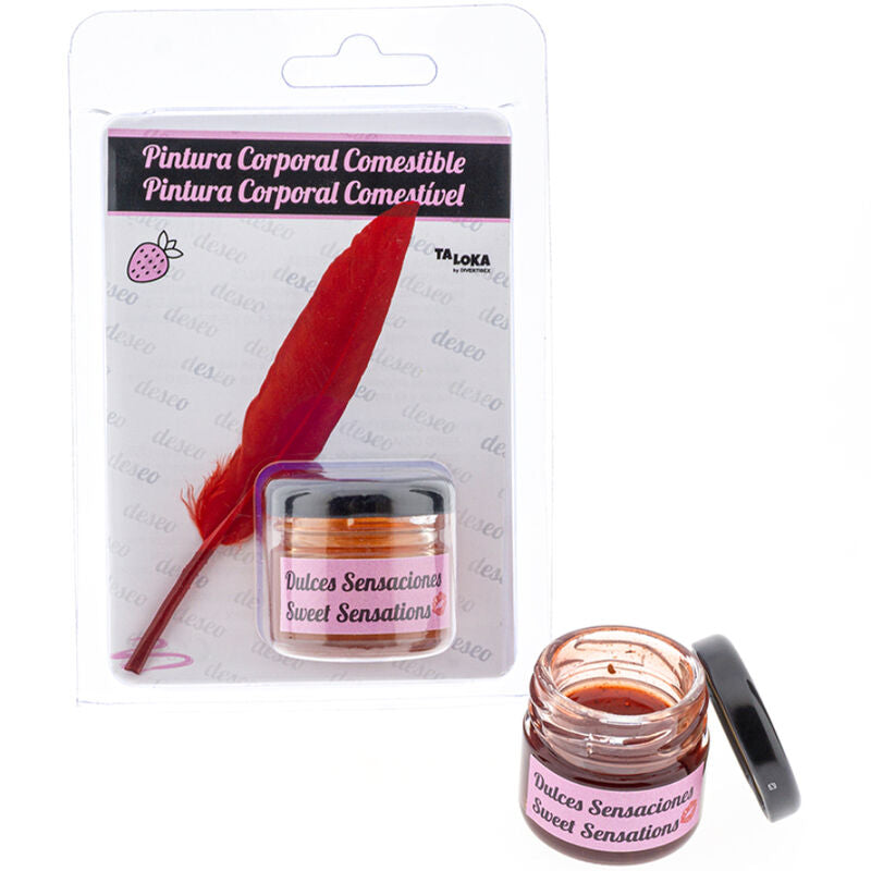 Peinture corporelle comestible saveur fraise — vue principale