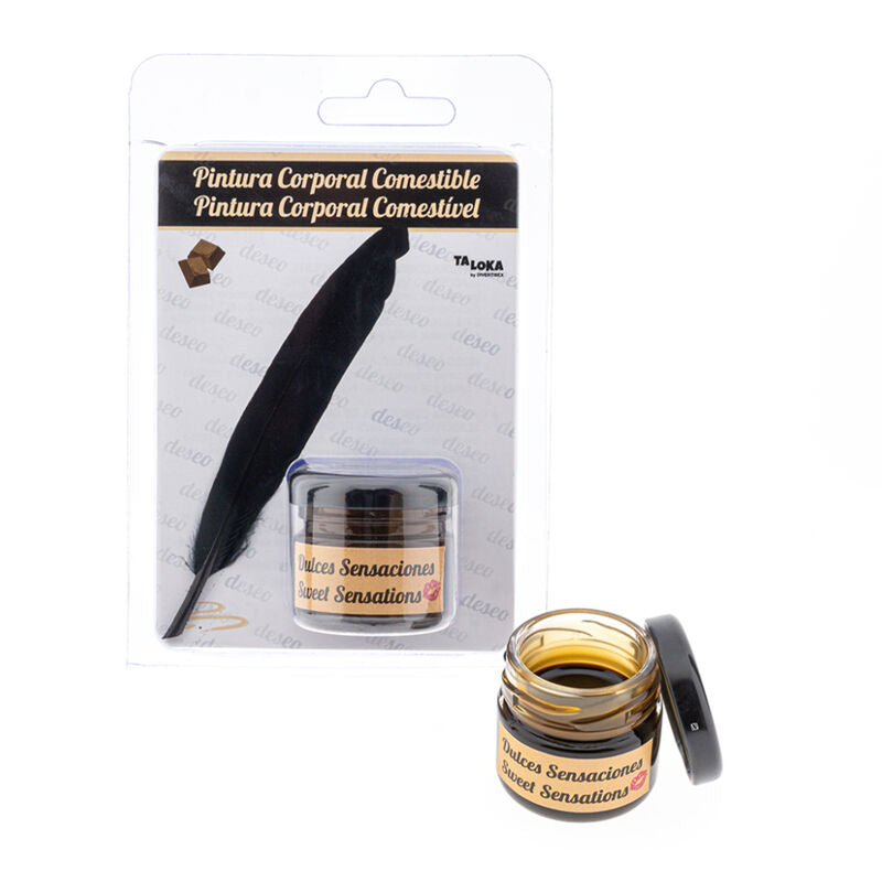 Peinture corporelle comestible au chocolat — vue principale