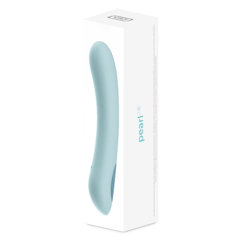 Vibrateur point G Pearl 2+ tactile turquoise — vue de dos