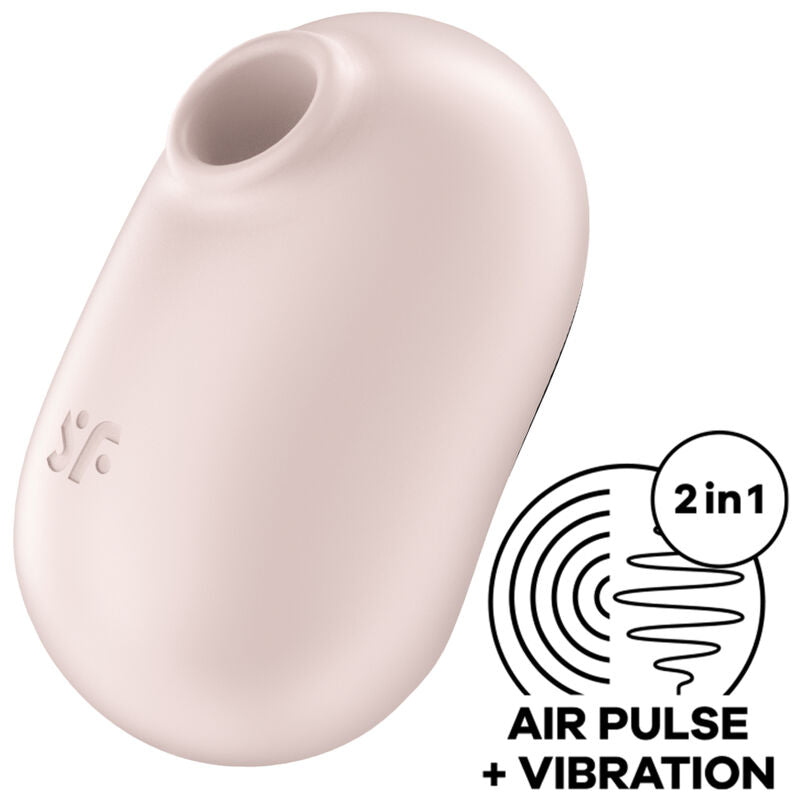 Stimulateur clitoridien double air pulse Pro To Go 2 — vue rapprochée