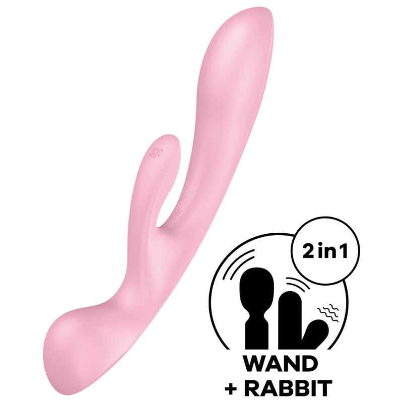 satisfyer vibration hybride triple oh rose