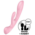 satisfyer vibration hybride triple oh rose