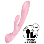 satisfyer vibration hybride triple oh rose