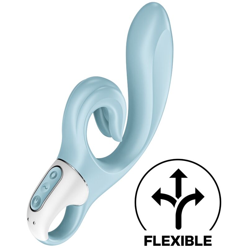 satisfyer love me rabbit vibration bleu