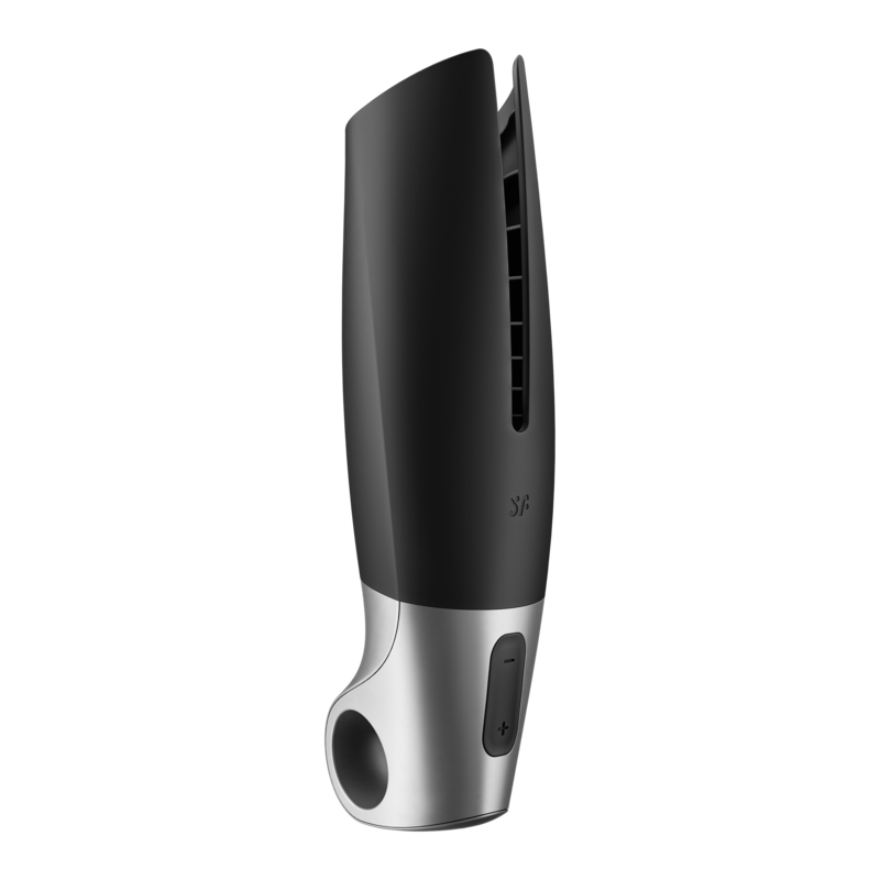 Masturbateur automatique connecté en silicone — vue de dos