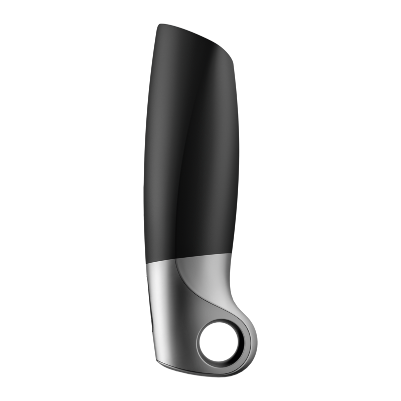 Masturbateur automatique connecté en silicone — vue de profil