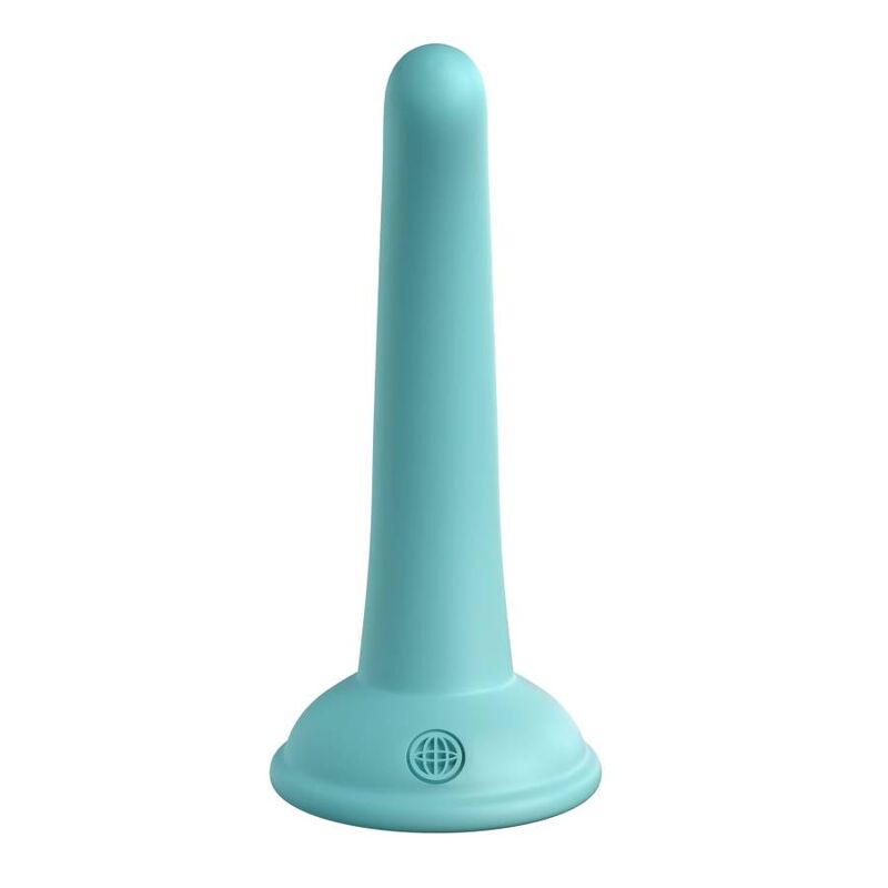 Gode en silicone platine avec ventouse — vue de profil