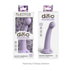 Gode en silicone platine avec ventouse — vue de dos