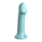 Gode réaliste en silicone platine ventousé — vue de profil