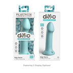 Gode réaliste en silicone platine ventousé — vue de dos