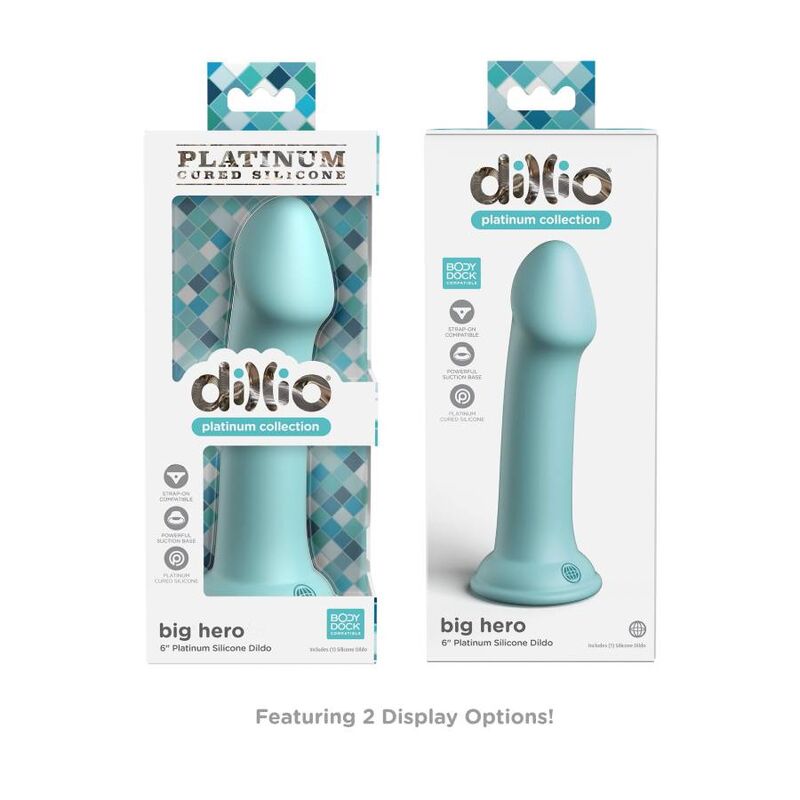 Gode réaliste en silicone platine ventousé — vue de dos