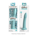 Gode silicone Dillio Platinum vert — vue de dos