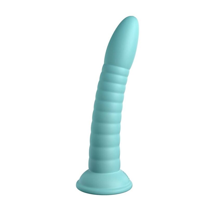 Gode silicone Dillio Platinum vert — vue principale