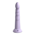 Gode Slim Seven silicone durci au platine avec ventouse — comparatif dimensionnel