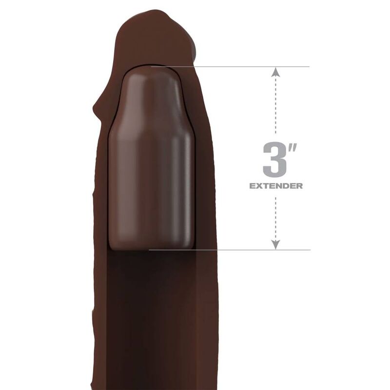 fantasy x tensions pipedreams rallonge w sangle 17 78 cm marron